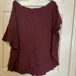 Free People cold shoulder t shirt